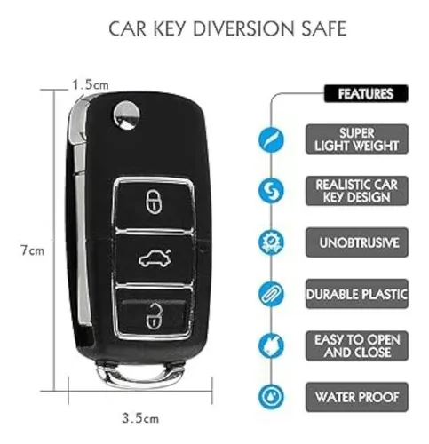 +++ Llave Coche Escondite Secreto Falsa Compartimiento