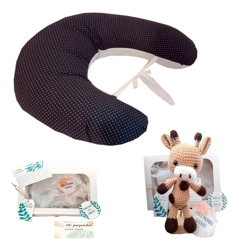 Imagen 9 de 9 de Almohada Mama Bebe Y Muñeco Apego Amigurumi