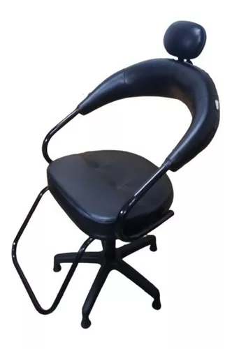 Cadeira Para Cabeleireiro / Futurama Preta no Shoptime