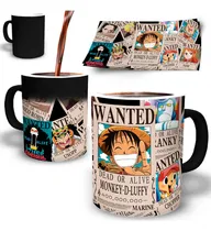 Comprar Taza Magica One Piece Carteles Luffy Nami Roronoa Zoro