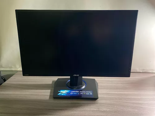 Monitor para juegos ASUS Freesync VG245H de 24 pulgadas, Full HD, 1080p,  tiempo de respuesta rápida de 1ms, 75 Hz, HDMI doble, luz azul baja,  pantalla