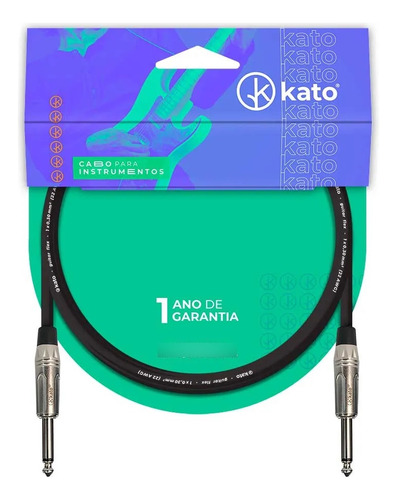 Cabo Kato P10 X P10 10 Metros Instrumentos Promoção Original