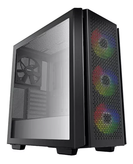 Gabinete Deepcool Cg560 Alto Flujo De Aire 4 Coolers 3 Argb