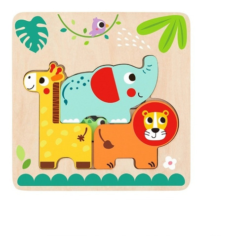 Juguete Para Niños Puzzle De Animales Tooky Toy
