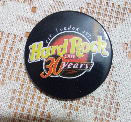 Fotobotón Hard Rock Café 30 Años