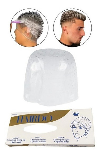 Touca Silicone Hairdo Transparente Mechas Luzes Cabelo 