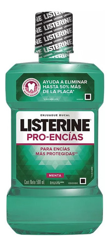 Enjuague Bucal Listerine Pro Encías Protegidas 500ml