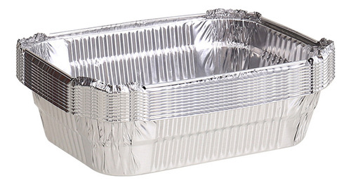 Bandeja Rectangular De Papel De Aluminio, Caja De Papel De A