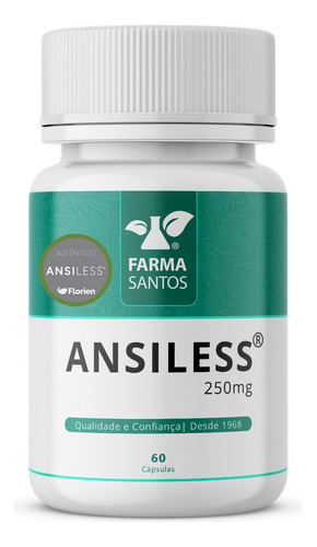 Ansiless 250mg 60 Cápsulas Auxilio Para O Sabor Sem Sabor