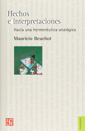 Libro Hechos E Interpretaciones De Beuchot Mauricio