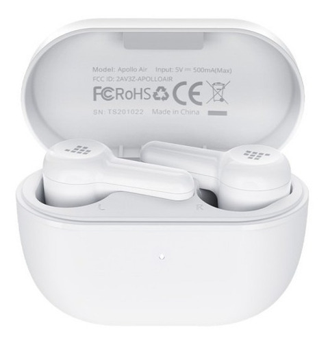 Imagen 2 de 3 de Tronsmart Apollo Air, Audífonos Bluetooth 5.2 Color Blanco