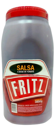Aderezo Salsa Tomate Ketchup Fritz 3.85kg 0103 Ml. 