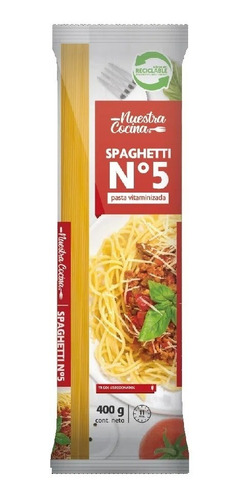 Pasta Spaguetti N°5 Nuestra Cocina 400 G