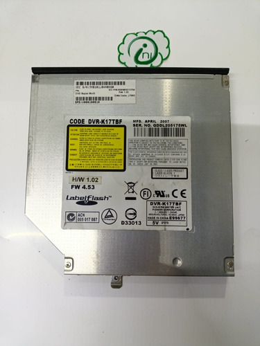 Lector De Disco Toshiba Satellite A205-sp4027