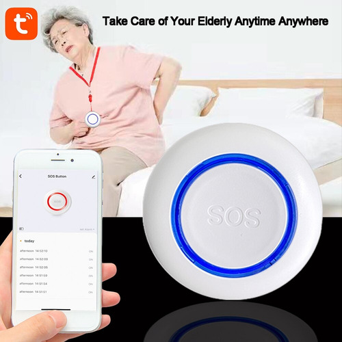 Botón De Pánico Sos Inteligente Wifi Tuya Smart