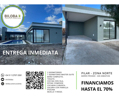 Casa A Laguna- Entrega Inmediata - Barrio Cerrado San Sebastian - Pilar - Dueño Directo -sin Comision -