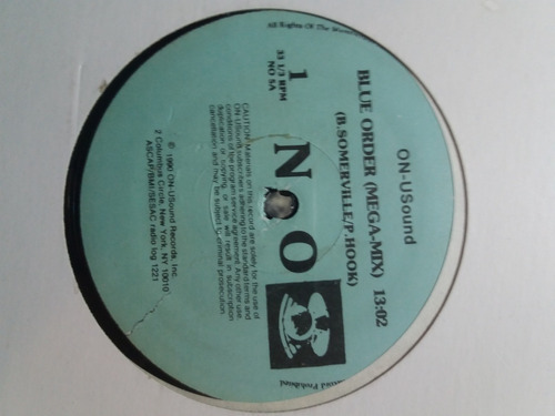 New Order Blue Order(vinilo 12  Nuevo Sellado).