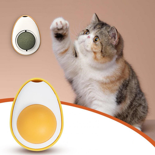 Bola interactiva Catnip Cat Herb Ball Lambe para colorear huevos