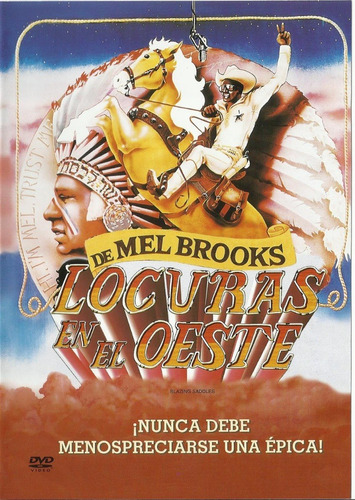 Locuras En El Oeste | Dvd Mel Brooks Película Nuevo