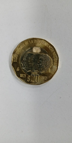 Bicentenario De La Independencia Nacional Moneda De 20 Pesos