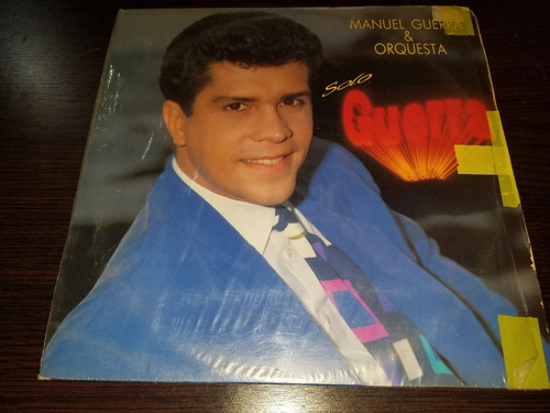 Lp Vinilo Disco Acetato Manuel Guerra Solo Guerra Salsa