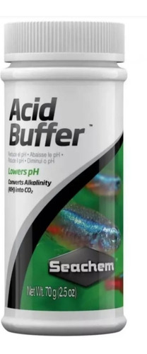 Seachem Acid Buffer 70g - Acidificante E Tamponador Aquário