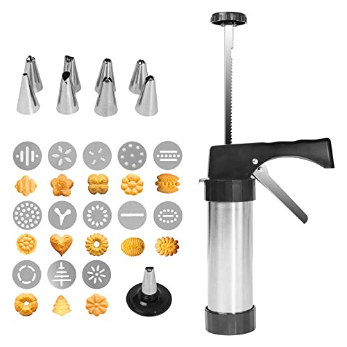 Cookie Press,stainless Steel Icing Decoration Press G