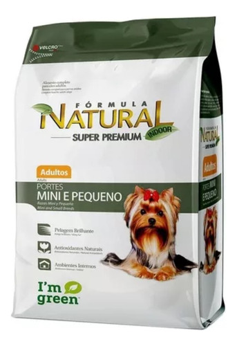 Ração Fórmula Natural Cães Adultos Porte Pequeno/mini 7kg