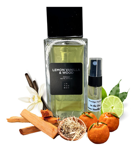 Lemon Vanilla & Wood - In The Box - Perfume Masculino - 10ml