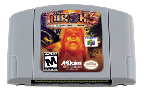 Turok 3 Shadow Of Oblivion Nintendo 64 N64 Tradução Br