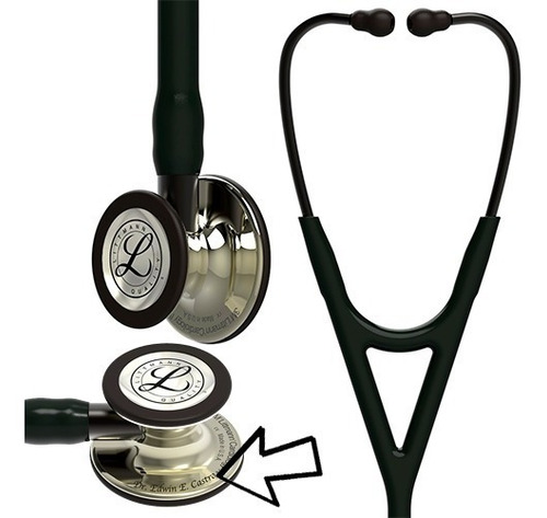 Littmann Cardiology I V 6179 Black / Champagne + Linterna