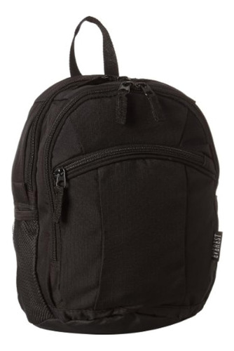 Everest Deluxe Mochila Pequeña, Negra, Talla Única