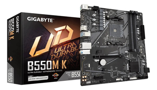 Motherboard Gigabyte Amd B550m K Ddr4 Am4 Amd B550