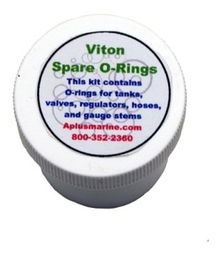 Kit Aneis De Vedação O-ring De Viton Para Mergulho/ O2