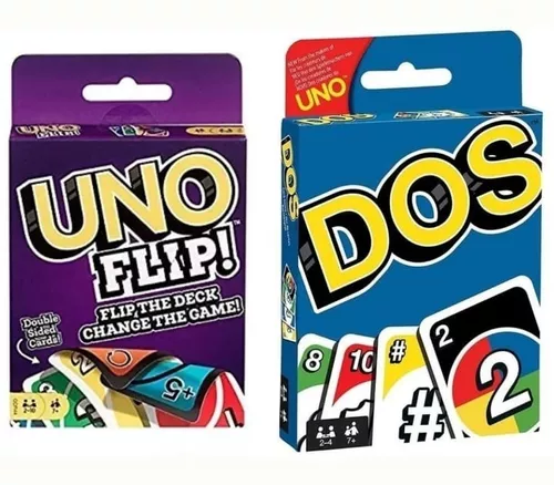 Compra online de UNO FLIP! O jogo de cartas da família, com 112