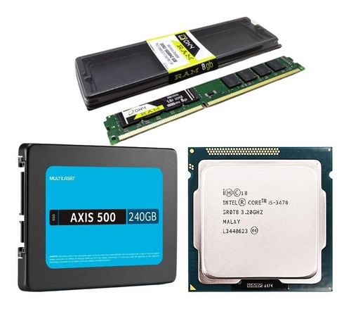 Imagem 3 de 6 de Pc Gamer Intel Core I5 Barato 8gb Ssd240gb Fonte 500w Real