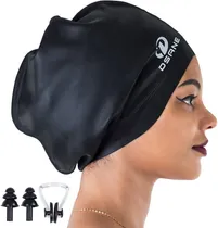 Comprar Gorros De Natación Gorros De Natación Dsane Silicona Negro