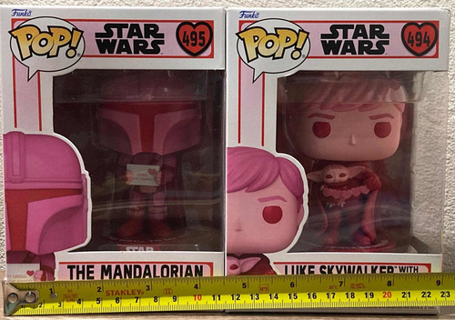 Paquete Funko The Mandalorian #495 + Luke Skywalker #494