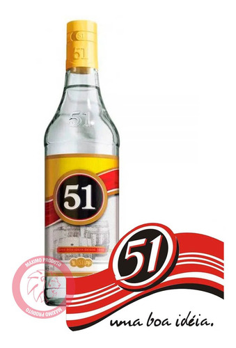 Bebida Alcoólica Cachaça 51 Pinga Caipirinha 965 Ml