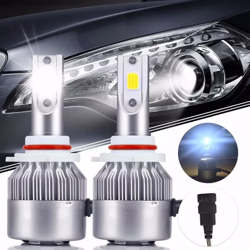 Kit de luces LED C6 H7, de 3800 lm, 36 W, 6000 K, blanco frío, para coche y  moto : : Coche y moto