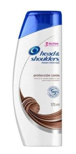 Shampoo Head & Shoulders Protección Caída Con Cafeína 375ml