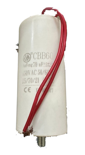 Capacitor 70 Mf Para Compresor De Aire 25 Litros 2.5 Hp