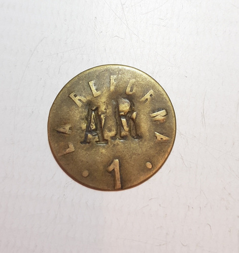 Antigua Ficha Esquila La Reforma Valor 1 Ro 1029 (Usado)