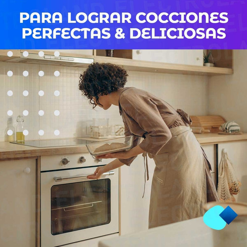 Imagen 3 de 10 de Termómetro Para Horno Acero Cocina Gastronomía Repostería