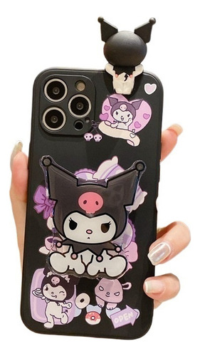 Funda De Kuromi Para iPhone 11 12 13 14 15 Pro Max