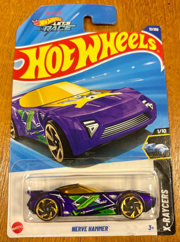 Hot Wheels Nerve Hammer X-racers 13/250 Roxo