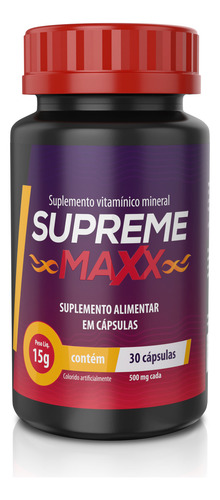 Supreme Maxx 15x + Forte Inibidor No Seu Emagrecimento Sem Sabor