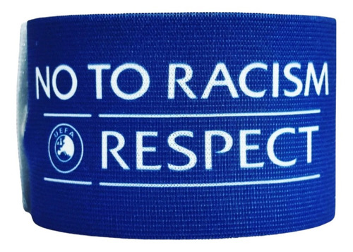 Gafete De Capitán No To Racism Azul 