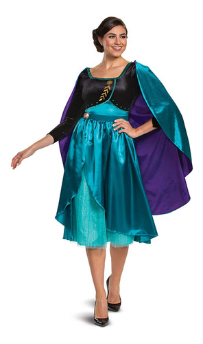 Disfraz De Princesa Ana Anna De Frozen Para Mujer Damas Envio Gratis A