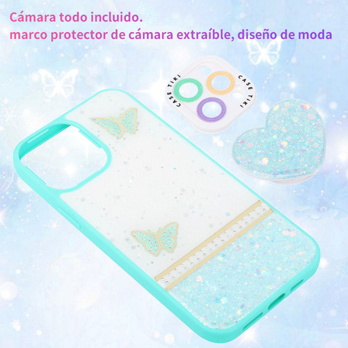 Funda Con Soporte Corazón Para Huawei Motorola iPhone Y Oppo